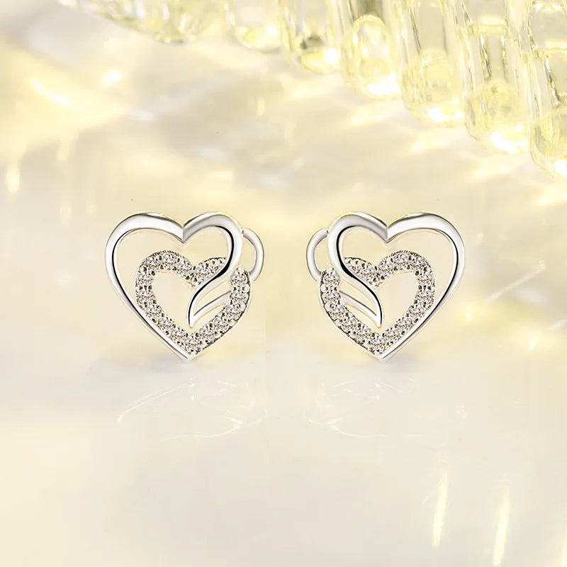 Sophie Earring : 925 Sterling Silver Zircon Earrings-Available in 38 different design variation