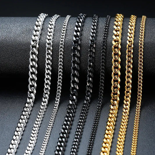 Luxe Cuban Chain Necklace for Men Women